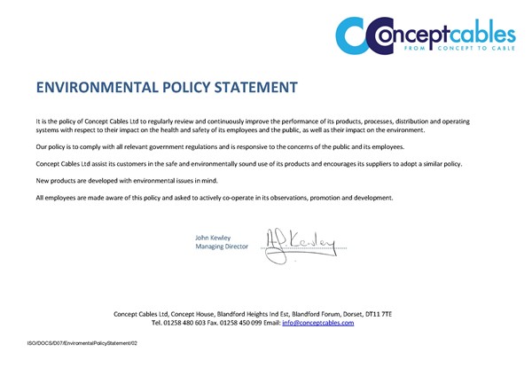 Environmental Policy Statement