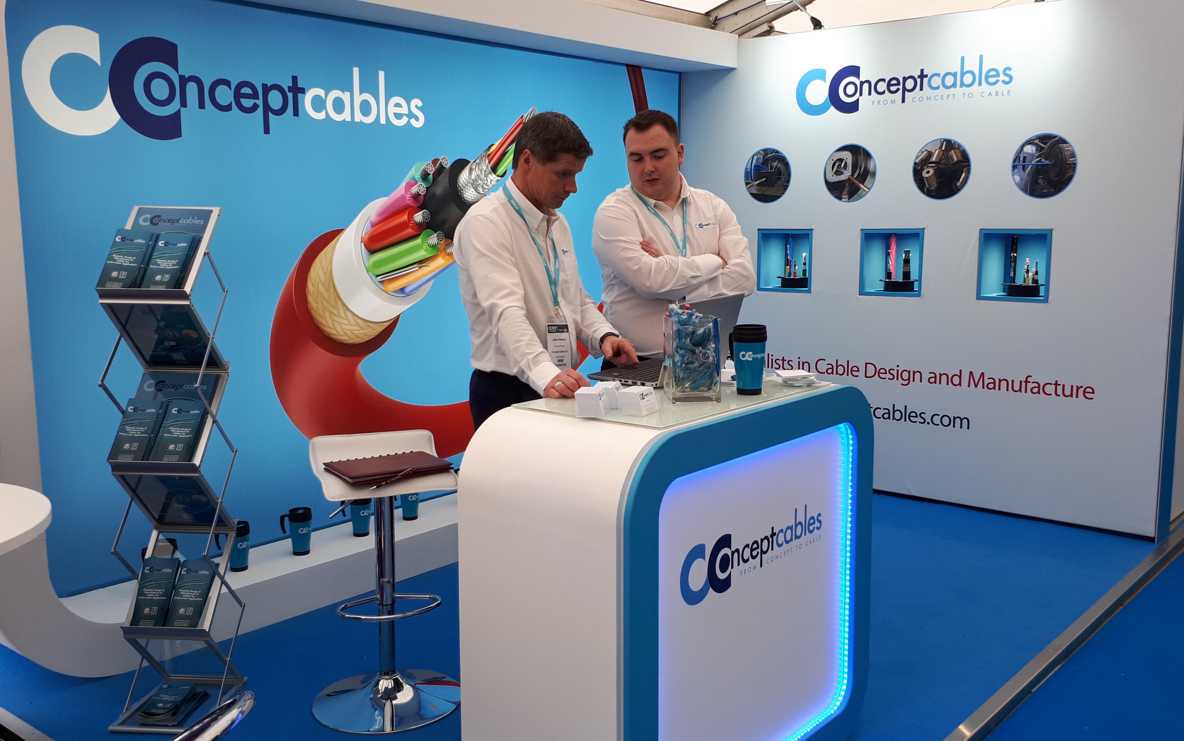 Concept Cables Stand at Ocean Business 2019